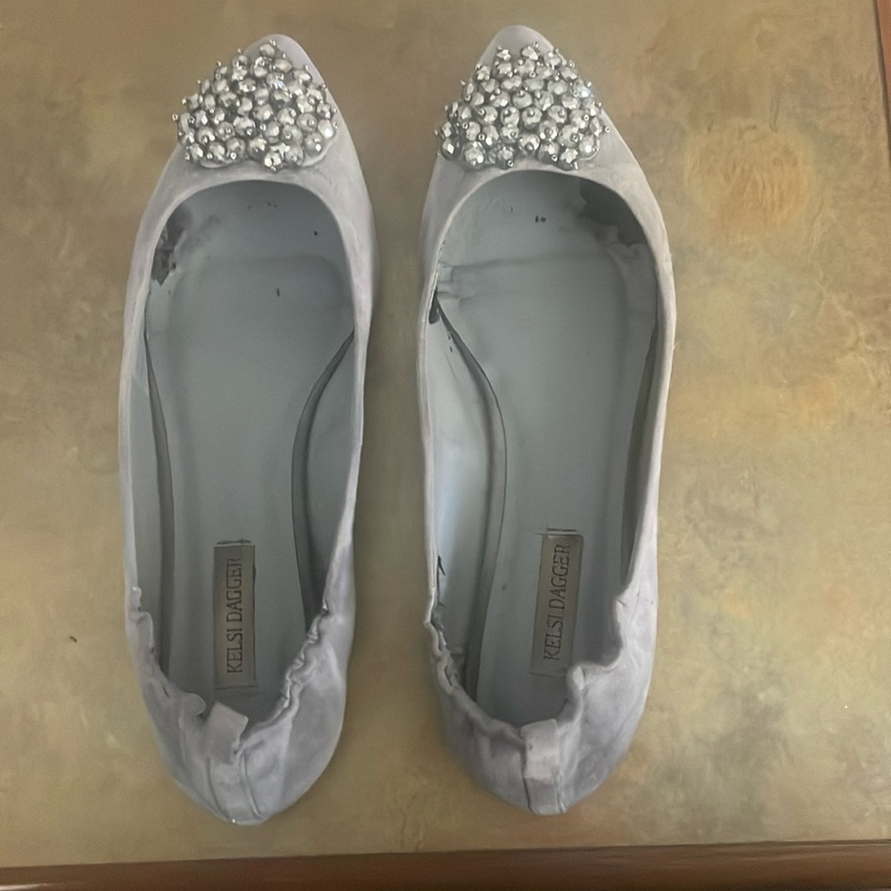 Kelsi Dagger Suede Flats